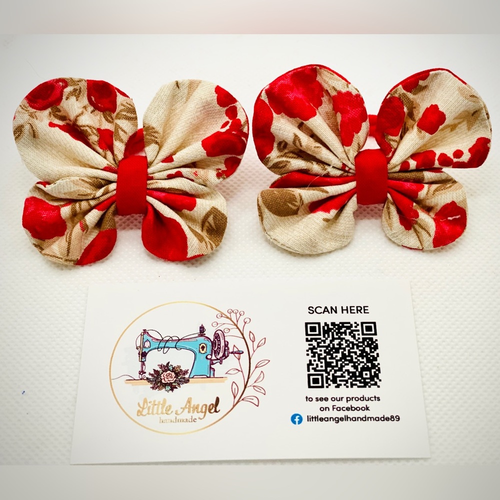 Butterfly hair ties for baby and toddlers